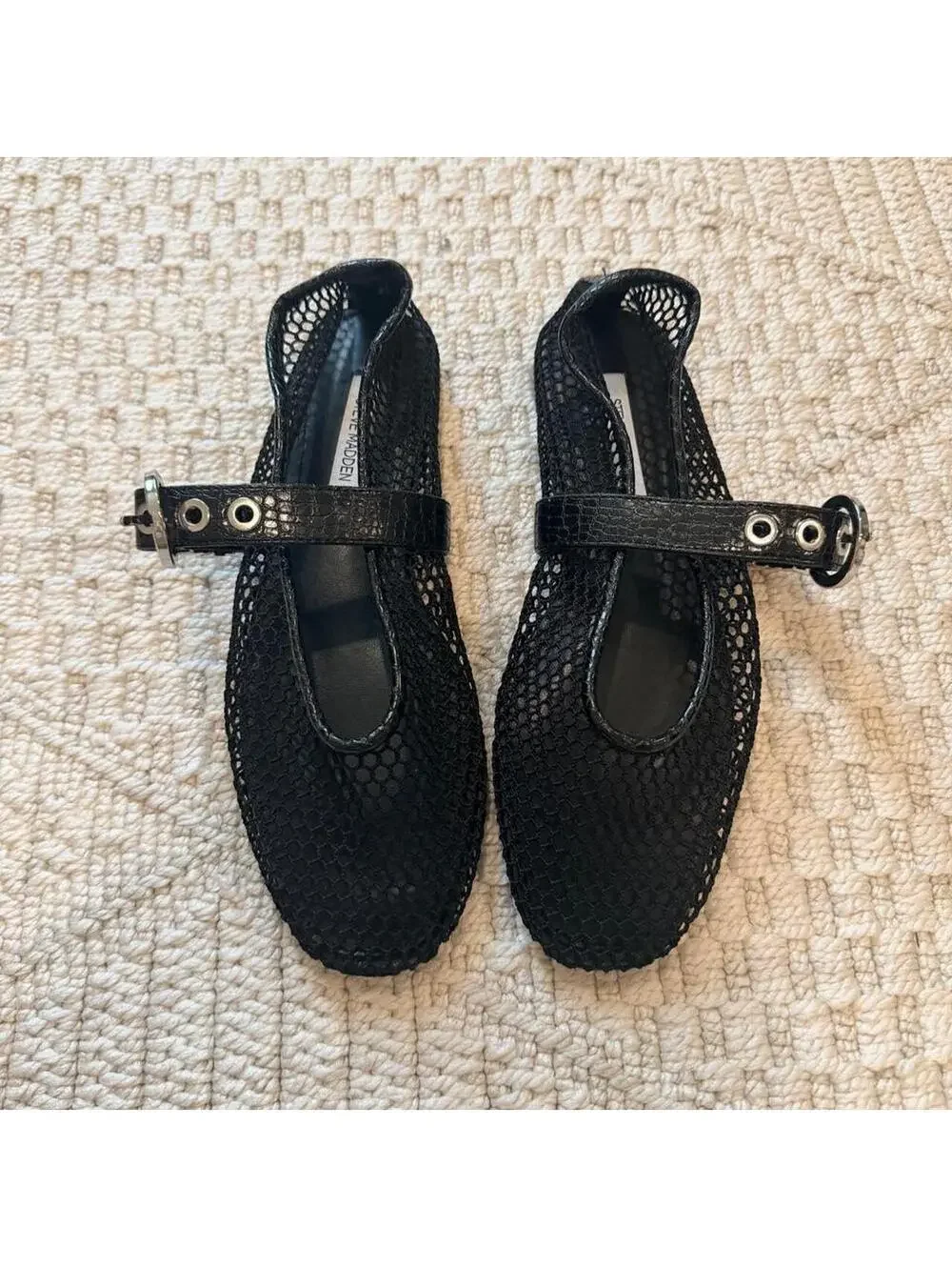 Steve Madden Lucia Mesh Mary Jane Flat